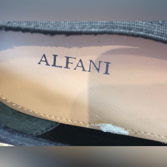 Alfani women’s Black Flats with Glitter Detail - Picture 3 of 6